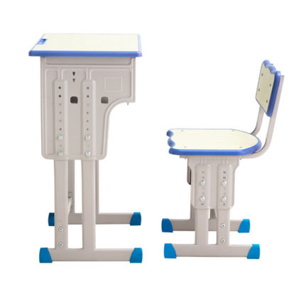 Mobilio scolastico d'acciaio regolabile della sedia di scrittorio di posto unico dell'aula