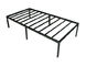 Mobilio scolastici d'acciaio della struttura del letto singolo dimensioni 1980 * di 960 * di 850mm piccola area diritta