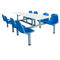 Mobilio scolastico degli insiemi della sedia della Tabella del ristorante del tavolo da pranzo della mensa scolastica del metallo e dello studente di Seat