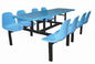 Mobilio scolastico degli insiemi della sedia della Tabella del ristorante del tavolo da pranzo della mensa scolastica del metallo e dello studente di Seat