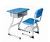 Tabella e sedia di studio dello scrittorio del metallo del bambino del mobilio scolastico singole e del ferro della sedia per i bambini