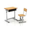 Tabella e sedia d'acciaio di studio per la sedia del metallo dell'aula degli studenti con il mobilio scolastico dello scrittorio