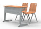 Tabella d'acciaio di studio di scrittorio dell'aula della sedia dello studente del mobilio scolastico di scuola secondaria per Seat singolo o doppio